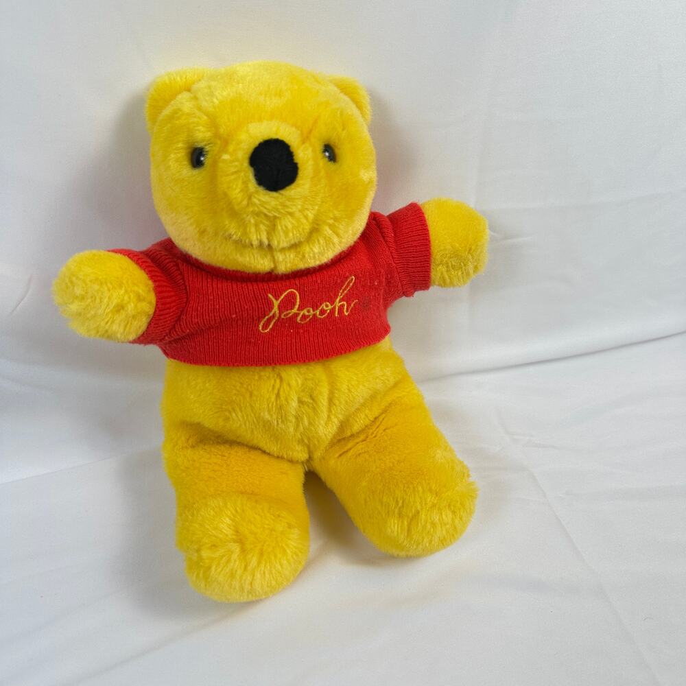 Vintage 1980s Sears Winnie The Pooh Bear Plush Stuffed Animal